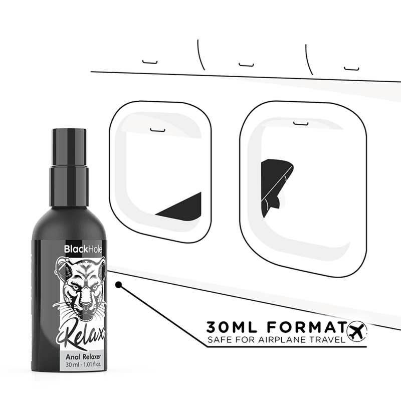 BLACK HOLE - SPRAY EXPLORER RELAJANTE ANAL 30 ML - Optelum