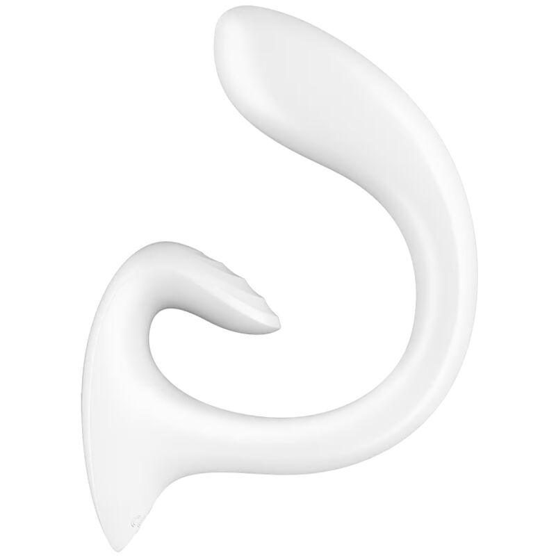 SATISFYER - G FOR GODDESS 1 VIBRADOR RABBIT BLANCO - Optelum