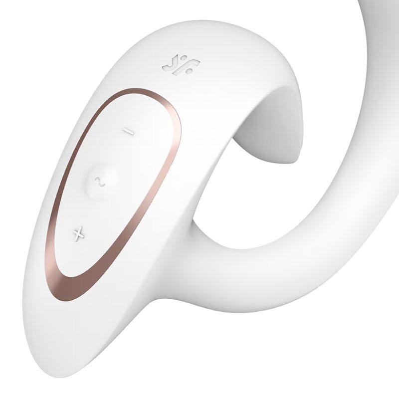 SATISFYER - G FOR GODDESS 1 VIBRADOR RABBIT BLANCO - Optelum