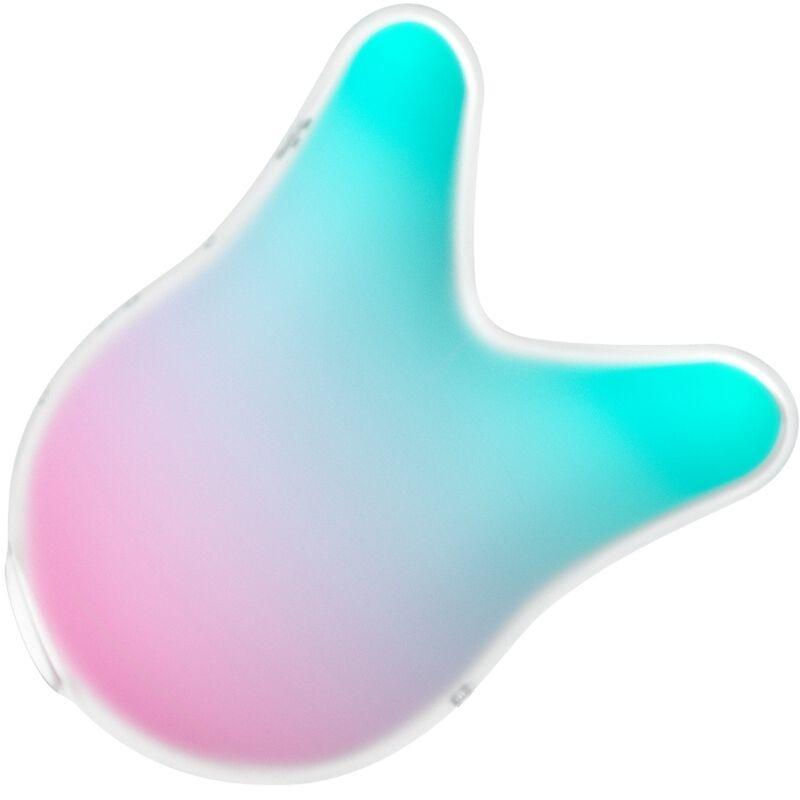 SATISFYER - MERMAID VIBES ESTIMULADOR & VIBRADOR MENTA Y ROSA - Optelum