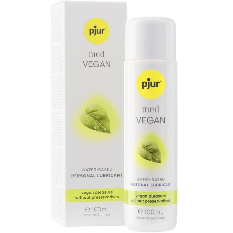 PJUR - MED VEGAN GLIDE LUBRICANTE BASE AGUA 100 ML - Optelum