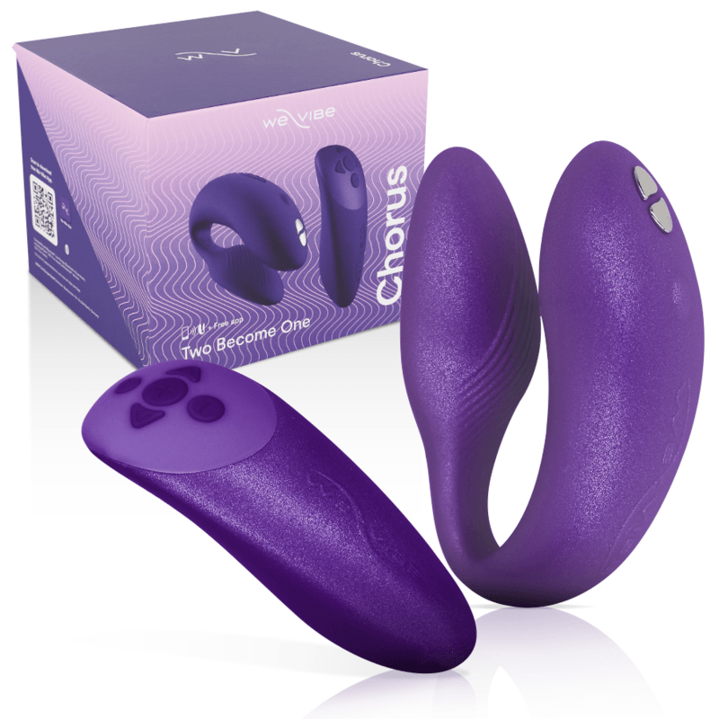 WE-VIBE - CHORUS VIBRADOR PAREJAS CON CONTROL SQUEEZE LILA - Optelum