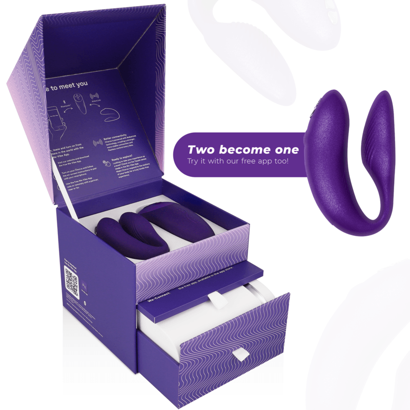 WE-VIBE - CHORUS VIBRADOR PAREJAS CON CONTROL SQUEEZE LILA - Optelum