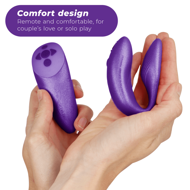 WE-VIBE - CHORUS VIBRADOR PAREJAS CON CONTROL SQUEEZE LILA - Optelum