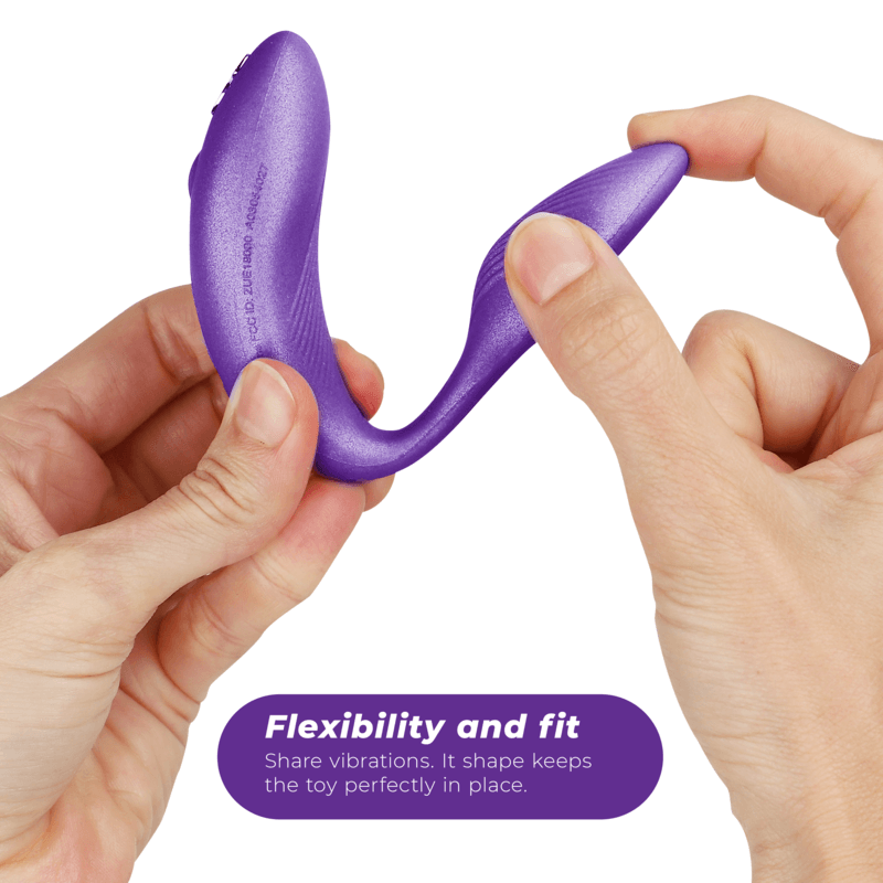 WE-VIBE - CHORUS VIBRADOR PAREJAS CON CONTROL SQUEEZE LILA - Optelum