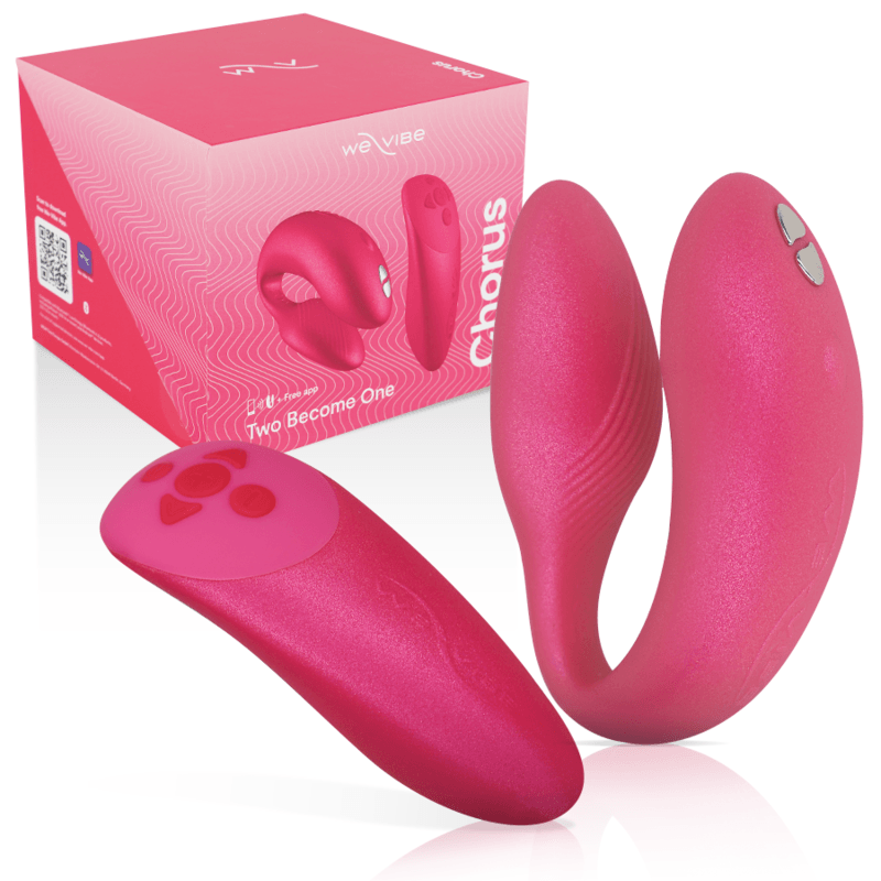 WE-VIBE - CHORUS VIBRADOR PAREJAS CON CONTROL SQUEEZE ROSA - Optelum
