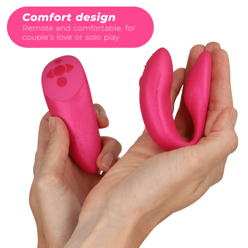 WE-VIBE - CHORUS VIBRADOR PAREJAS CON CONTROL SQUEEZE ROSA - Optelum