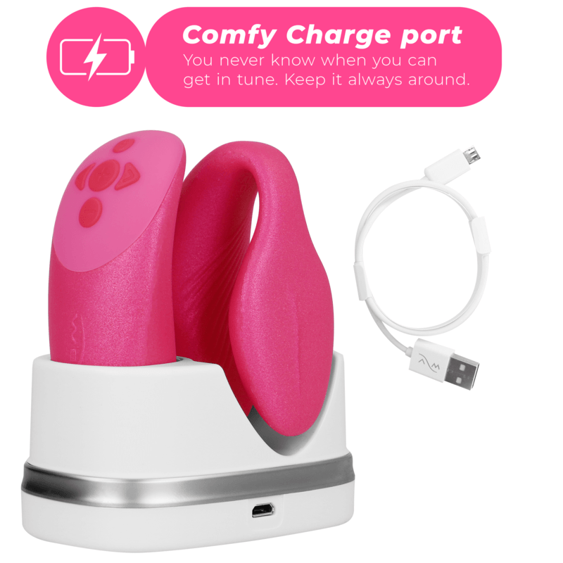 WE-VIBE - CHORUS VIBRADOR PAREJAS CON CONTROL SQUEEZE ROSA - Optelum