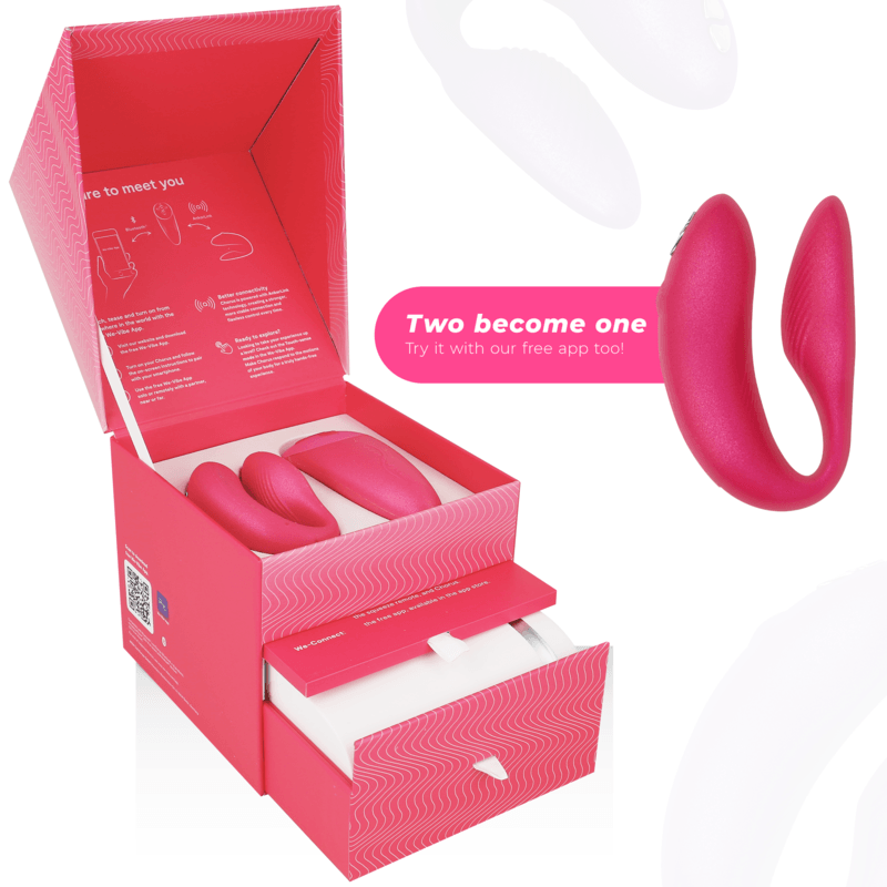 WE-VIBE - CHORUS VIBRADOR PAREJAS CON CONTROL SQUEEZE ROSA - Optelum