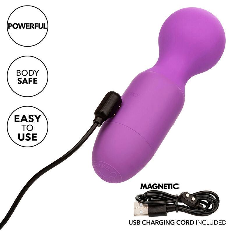 CALEXOTICS - FIRST TIME MASAJEADOR RECARGABLE 10 VIBRACIONES VIOLETA - Optelum