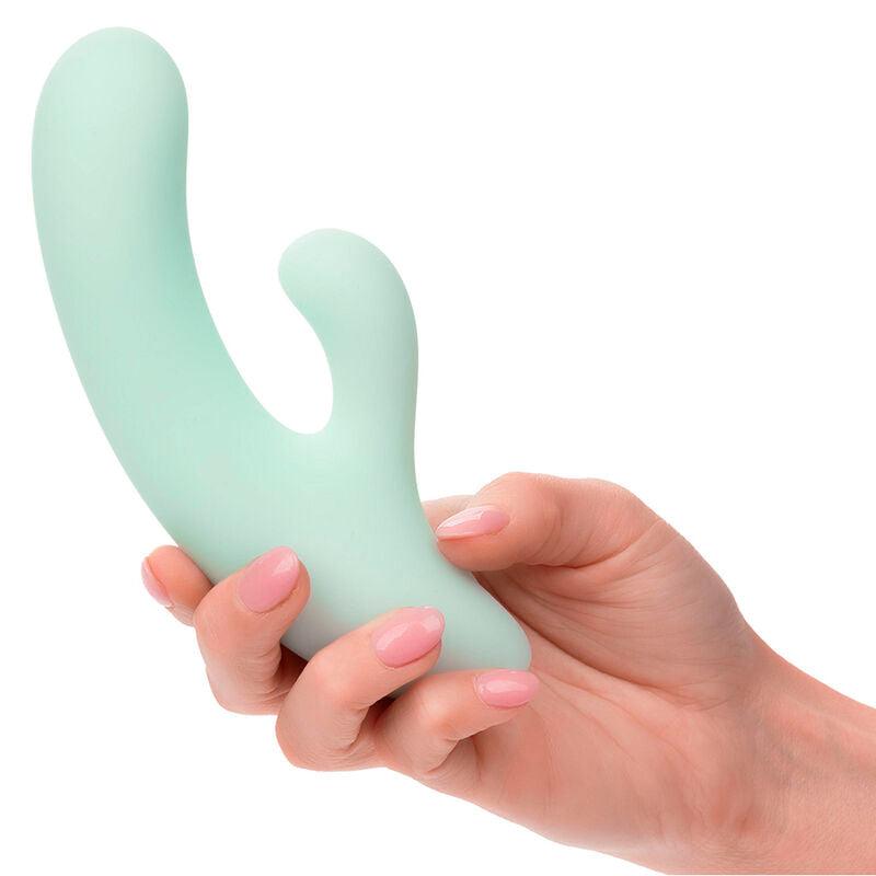 CALEXOTICS - PACIFICA FIJI VIBRADOR Y ESTIMULADOR PUNTO G 10 VIBRACIONES AQUA - Optelum