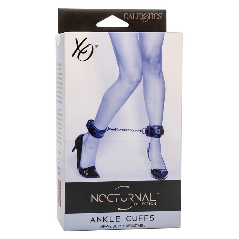 CALEXOTICS - NOCTURNAL ESPOSAS DE TOBILLO CUERO AJUSTABLE NEGRO - Optelum