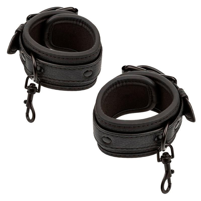 CALEXOTICS - NOCTURNAL CONECTOR HOG TIE CUERO AJUSTABLE NEGRO - Optelum