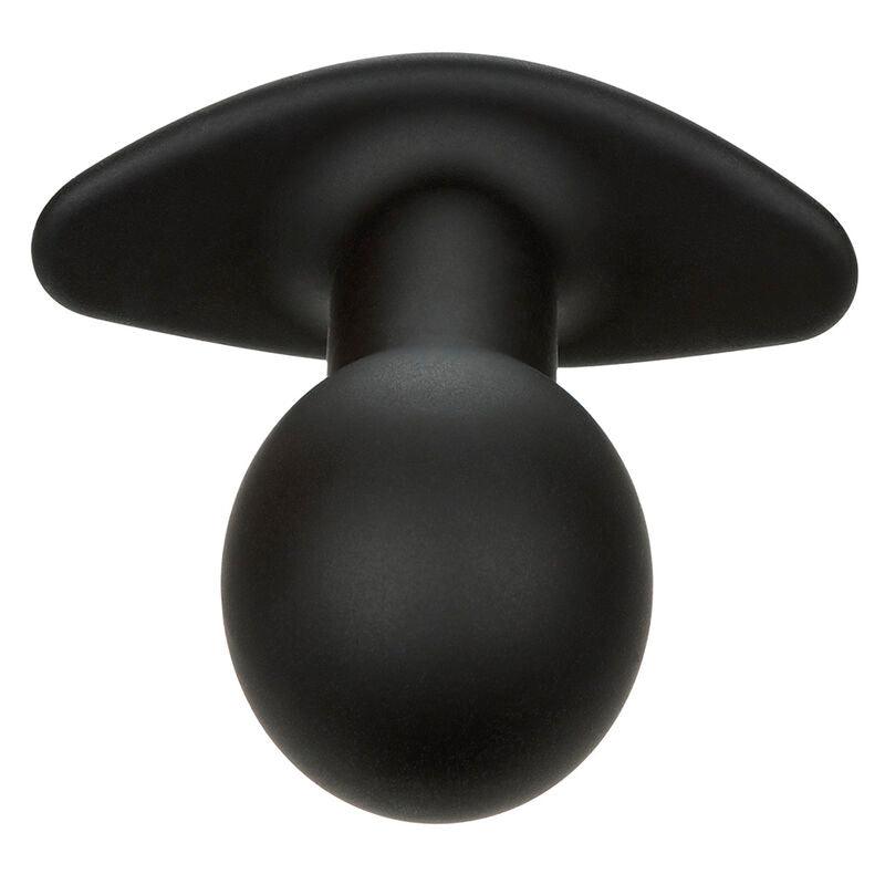CALEXOTICS - ROCK BOTTOM PLUG ANAL 10 VIBRACIONES SILICONA NEGRO - Optelum