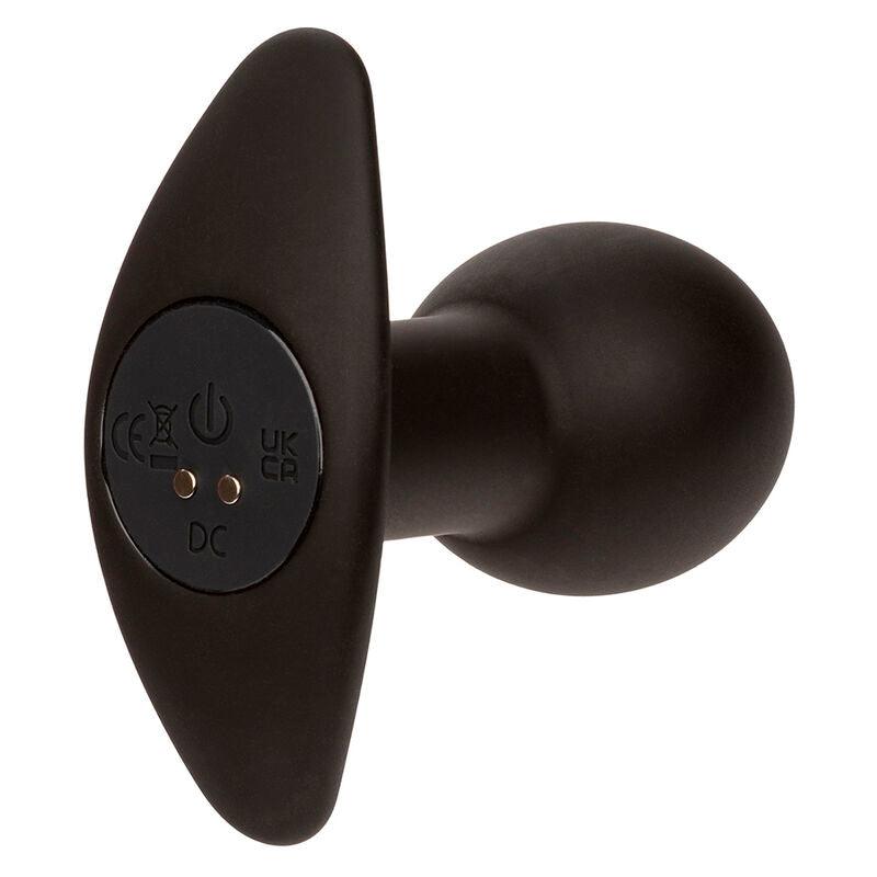 CALEXOTICS - ROCK BOTTOM PLUG ANAL 10 VIBRACIONES SILICONA NEGRO - Optelum