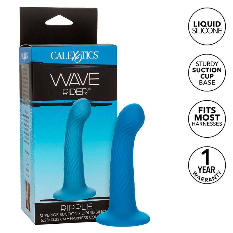 CALEXOTICS - WAVE RIDER RIPPLE PLUG ANAL AZUL - Optelum