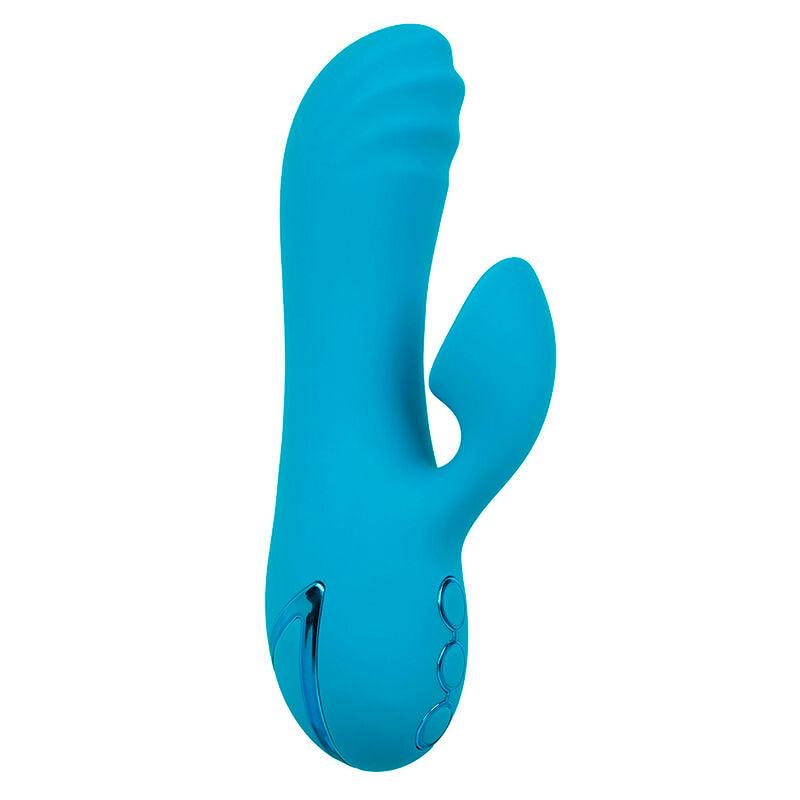 CALEXOTICS - SUNSET BEACH SEDUCER VIBRADOR Y ESTIMULADOR 10 FUNCIONES AZUL - Optelum