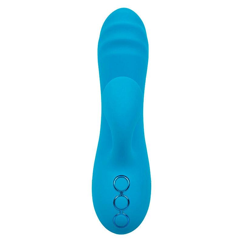 CALEXOTICS - SUNSET BEACH SEDUCER VIBRADOR Y ESTIMULADOR 10 FUNCIONES AZUL - Optelum
