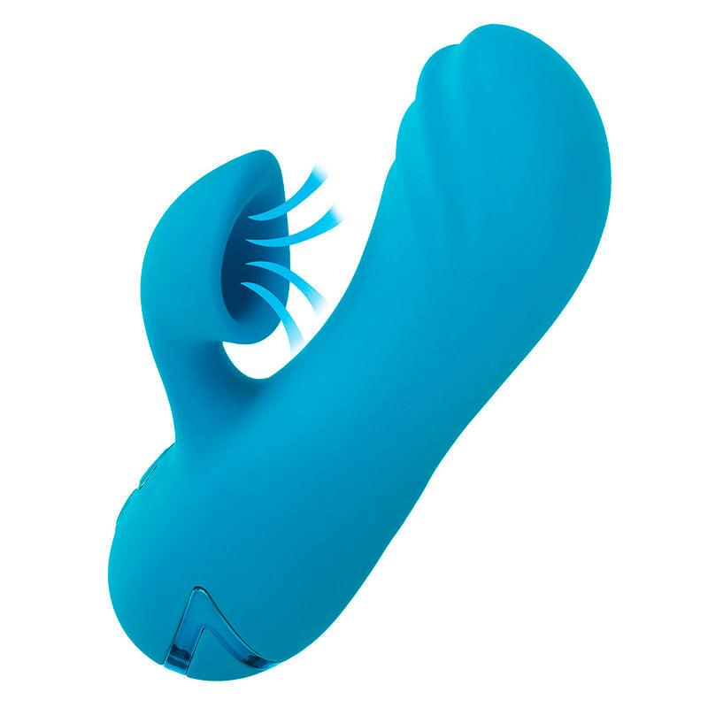 CALEXOTICS - SUNSET BEACH SEDUCER VIBRADOR Y ESTIMULADOR 10 FUNCIONES AZUL - Optelum