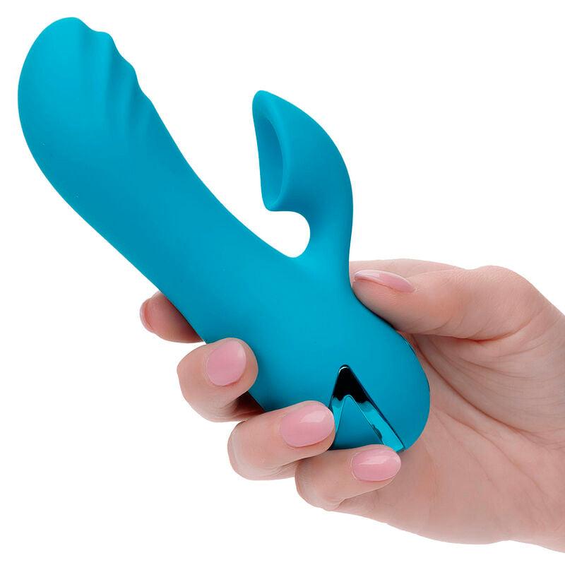 CALEXOTICS - SUNSET BEACH SEDUCER VIBRADOR Y ESTIMULADOR 10 FUNCIONES AZUL - Optelum
