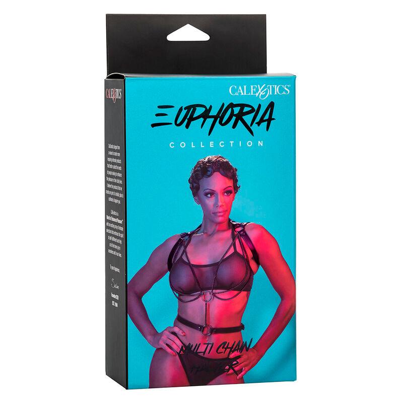 CALEXOTICS - EUPHORIA ARNÉS ESTILO CABESTRO CON MÚLTIPLES CADENAS PREMIUM - Optelum