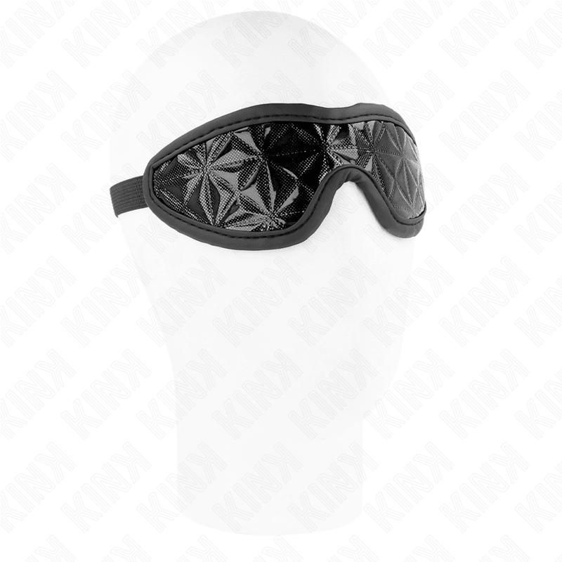 KINK - VENDA CON PATRÓN DE DIAMANTES NEGRO 20.5 x 6 CM - Optelum