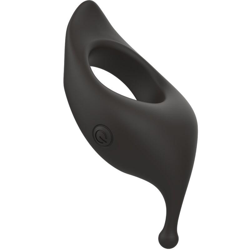 B SWISH - BCHARMED RHYTHM INFINITE DELUXE ANILLO PARA PENE 15 VIBRACIONES NEGRO - Optelum
