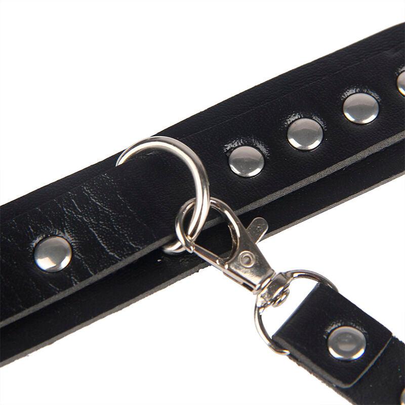 SUBBLIME - 953690 ESPOSAS CON CINTURÓN BONDAGE NEGRO TALLA ÚNICA - Optelum
