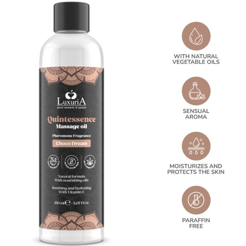 INTIMATELINE LUXURIA - ACEITE DE MASAJES CHOCOLATE 150 ML - Optelum