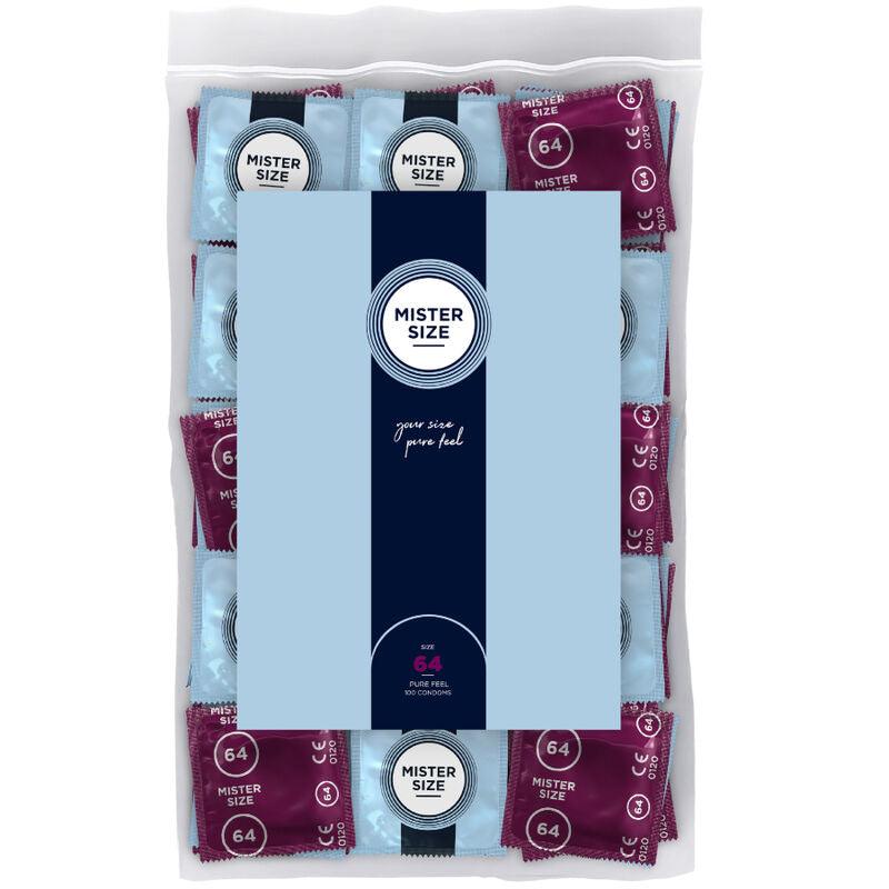 MISTER SIZE - PRESERVATIVOS TALLA XXL 64 MM (100 UNIDADES) - Optelum