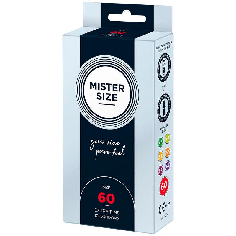 MISTER SIZE - PRESERVATIVOS TALLA XL 60 MM (10 UNIDADES) - Optelum