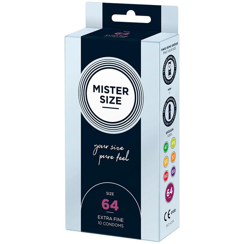 MISTER SIZE - PRESERVATIVOS TALLA XXL 64 MM (10 UNIDADES) - Optelum