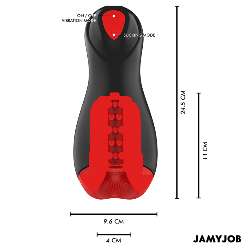 JAMYJOB - CORE-X MASTURBADOR AUTOMÁTICO 5 MODOS SUCCIÓN Y VIBRACIÓN - Optelum