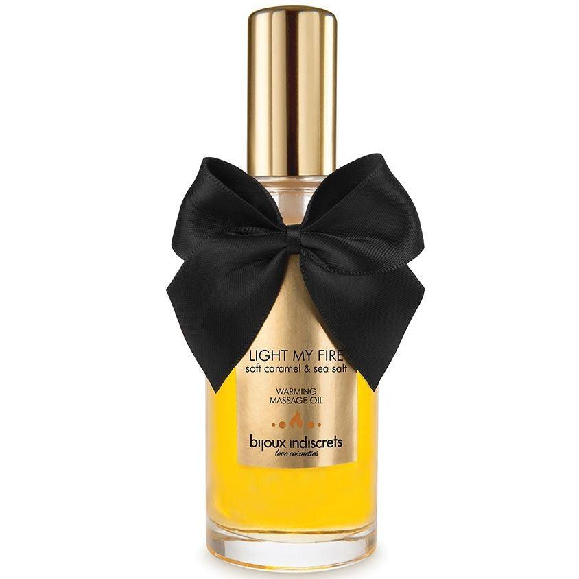 BIJOUX - ACEITE MASAJE EFECTO CALOR AROMA CARAMELO - Optelum
