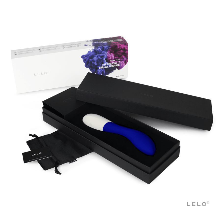 LELO - MONA WAVE VIBRADOR AZUL NOCHE - Optelum
