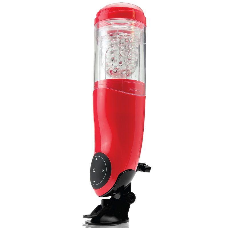 EXTREME TOYZ - PDX MEGA BATOR USB MASTURBADOR MASCULINO BOCA ROJO - Optelum