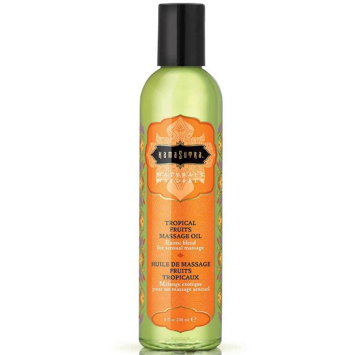 KAMASUTRA - NATURALS ACEITE DE MASAJE FRUTAS TROPICALES 236ML - Optelum