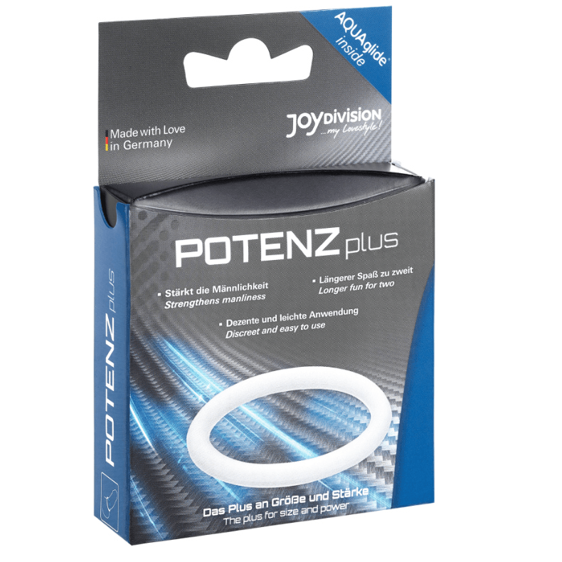 JOYDIVISION POTENZDUO - PLUS ANILLO PARA PENE BLANCO - M - Optelum