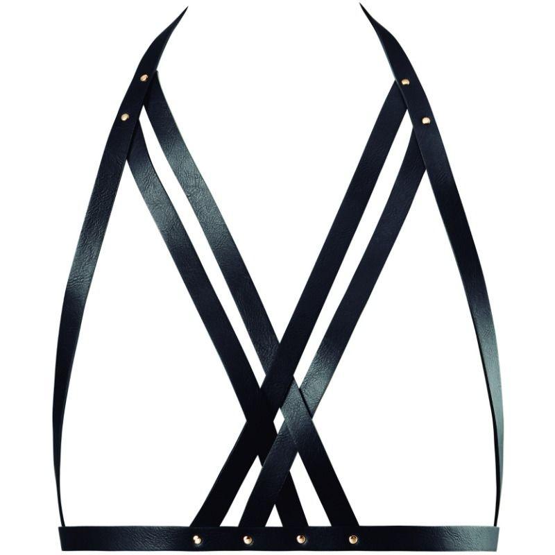 BIJOUX INDISCRETS MAZE - SUJETADOR CON CORREAS NEGRO - Optelum