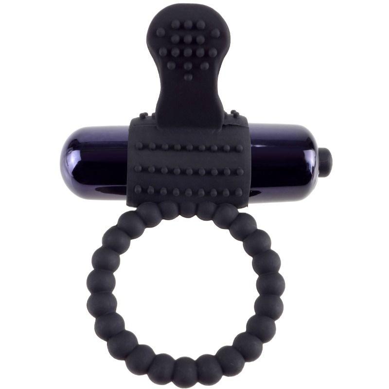 FANTASY C-RINGZ - ANILLO VIBRADOR DE SILICONA NEGRO - Optelum