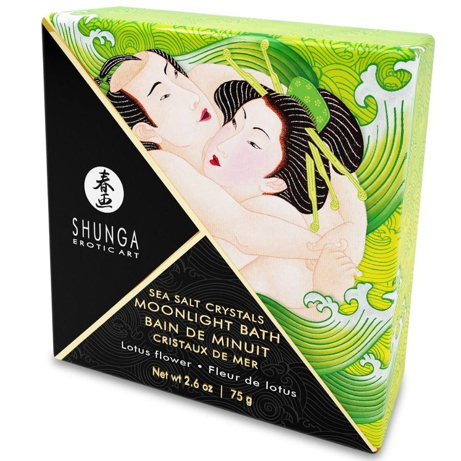 SHUNGA - SALES DE BAÑO AROMATIZADAS LOTUS 75 GR - Optelum