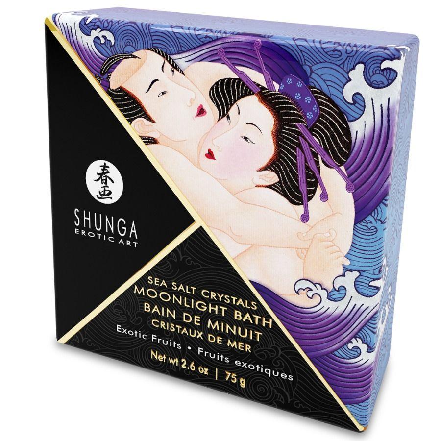SHUNGA - SALES DE BAÑO AROMATIZADAS EXOTIC PURPLE 75 GR - Optelum