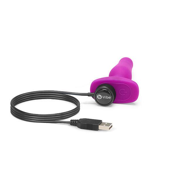B-VIBE - NOVICE CONTROL REMOTO ANAL PLUG FUCSIA - Optelum