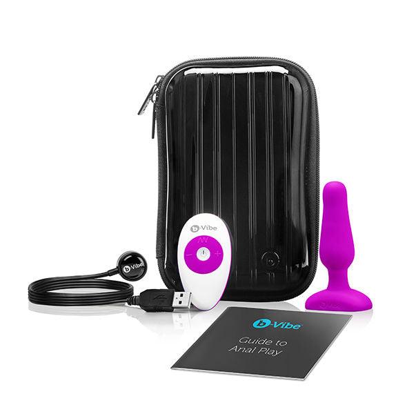 B-VIBE - NOVICE CONTROL REMOTO ANAL PLUG FUCSIA - Optelum