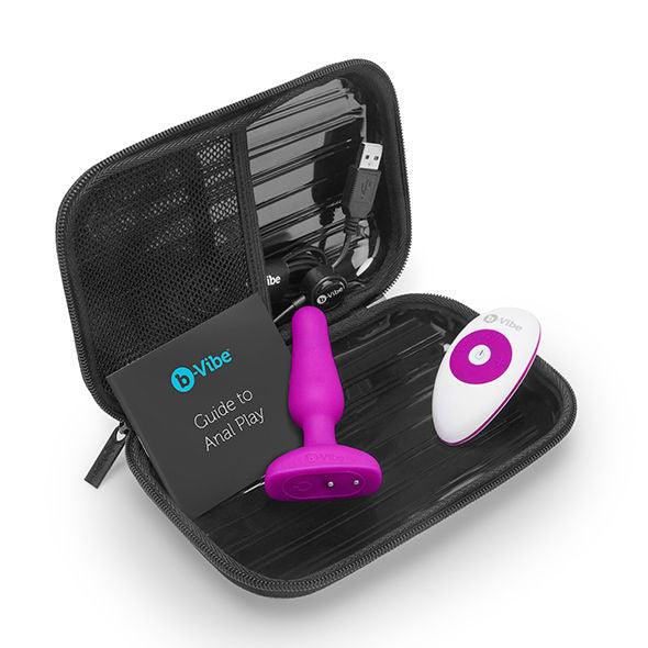 B-VIBE - NOVICE CONTROL REMOTO ANAL PLUG FUCSIA - Optelum