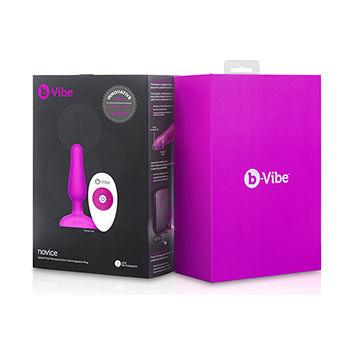 B-VIBE - NOVICE CONTROL REMOTO ANAL PLUG FUCSIA - Optelum