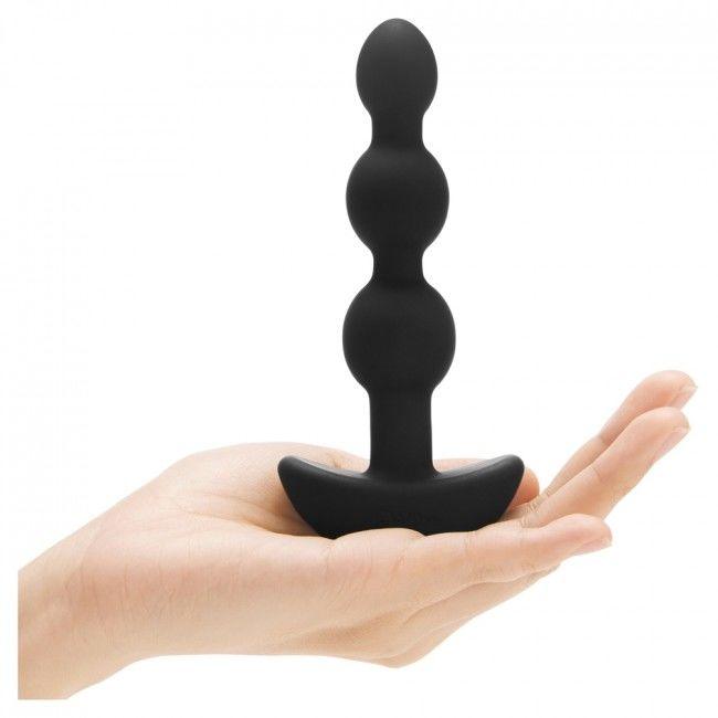 B-VIBE - TRIPLET ANAL CONTROL REMOTO BEADS NEGRO - Optelum