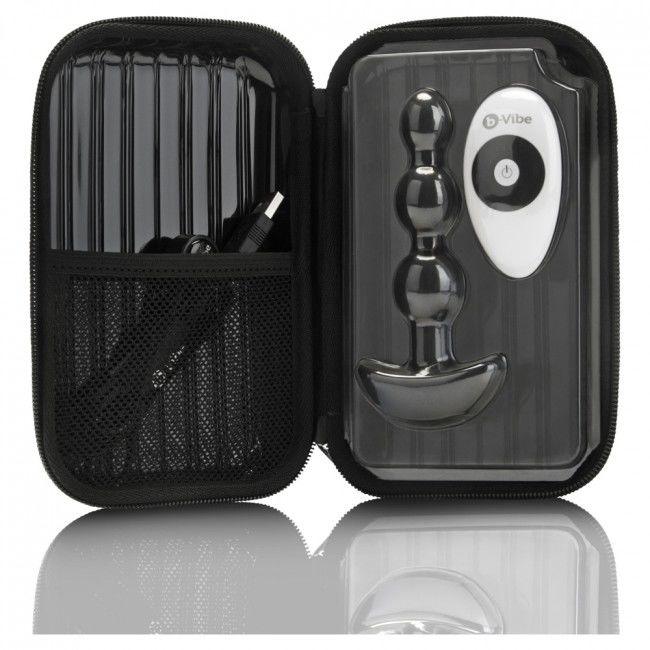 B-VIBE - TRIPLET ANAL CONTROL REMOTO BEADS NEGRO - Optelum
