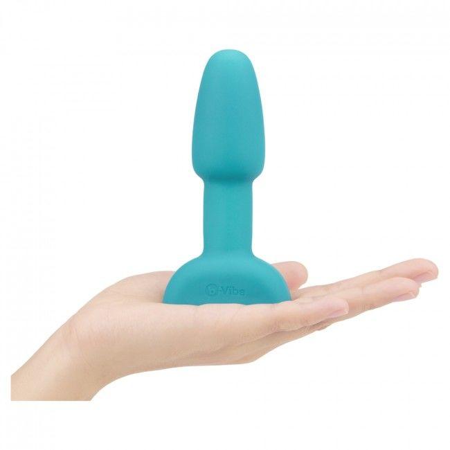 B-VIBE - RIMMING CONTROL REMOTO ANAL PLUG PETITE TEAL - Optelum
