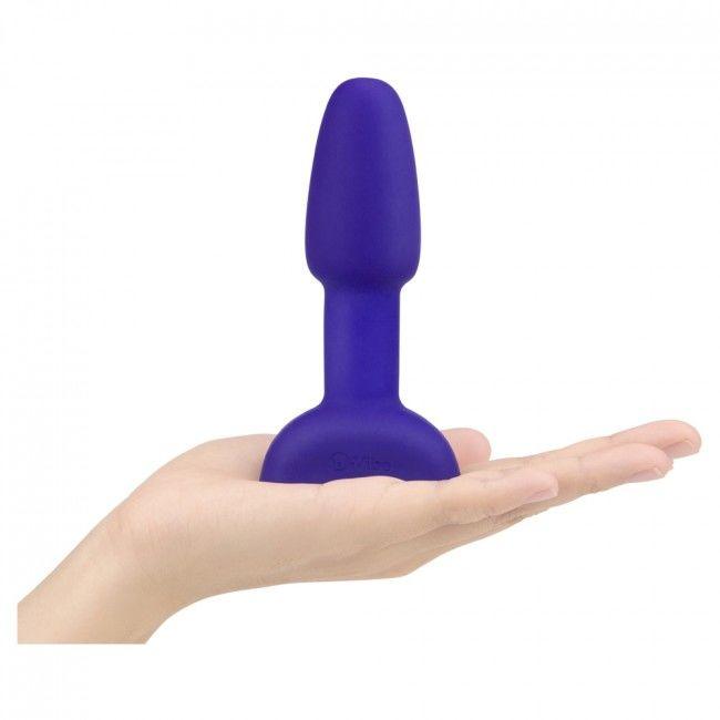 B-VIBE - RIMMING CONTROL REMOTO ANAL PLUG PETITE LILA - Optelum